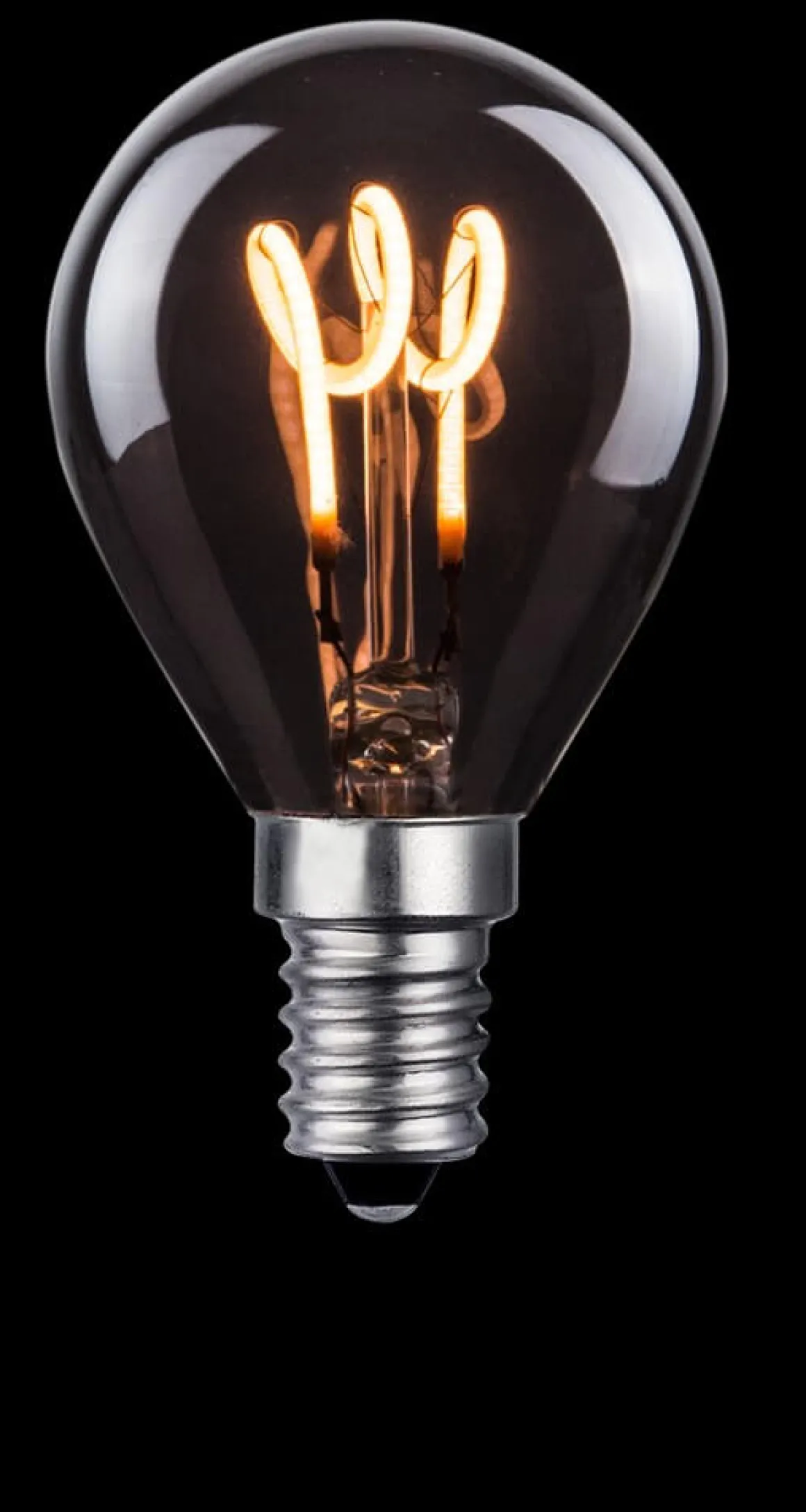 E14 NERO Klot 3-steg Dimbar Minne 2/1/0,6W 2200K LED-Lampa