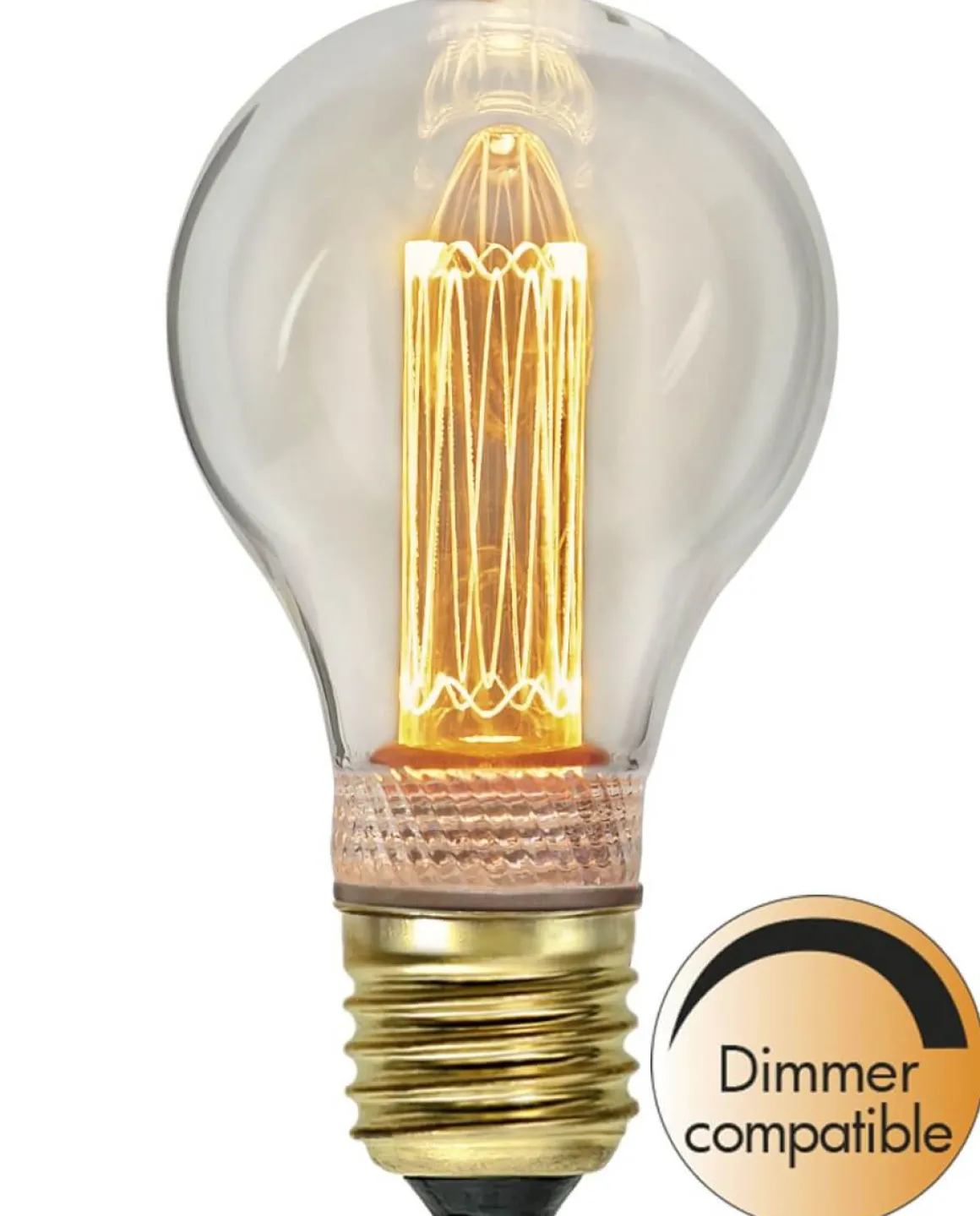 E27 Normal Dimbar 2.3W 1800K 70lm Klar LED-Lampa