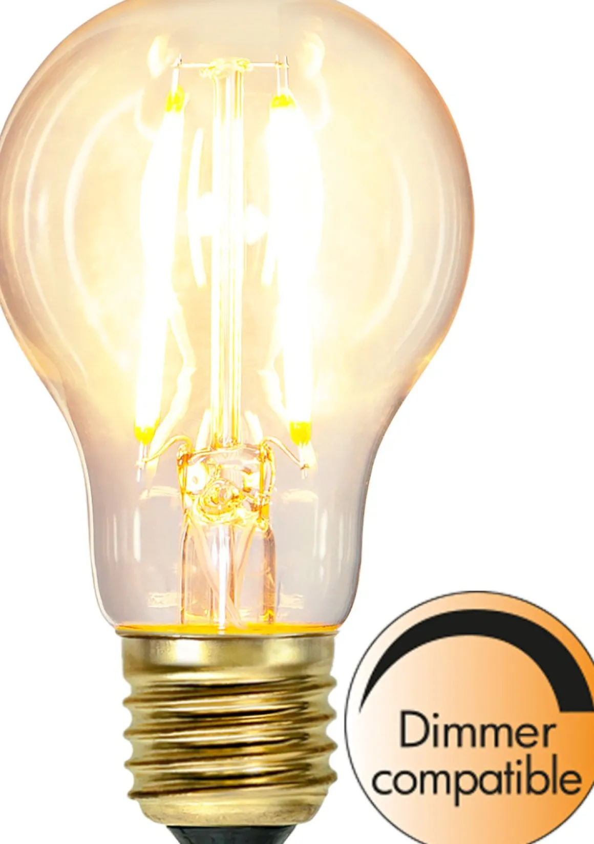 E27 Normal Dimbar 7,5W 2100K 700lm Soft Glow LED-Lampa