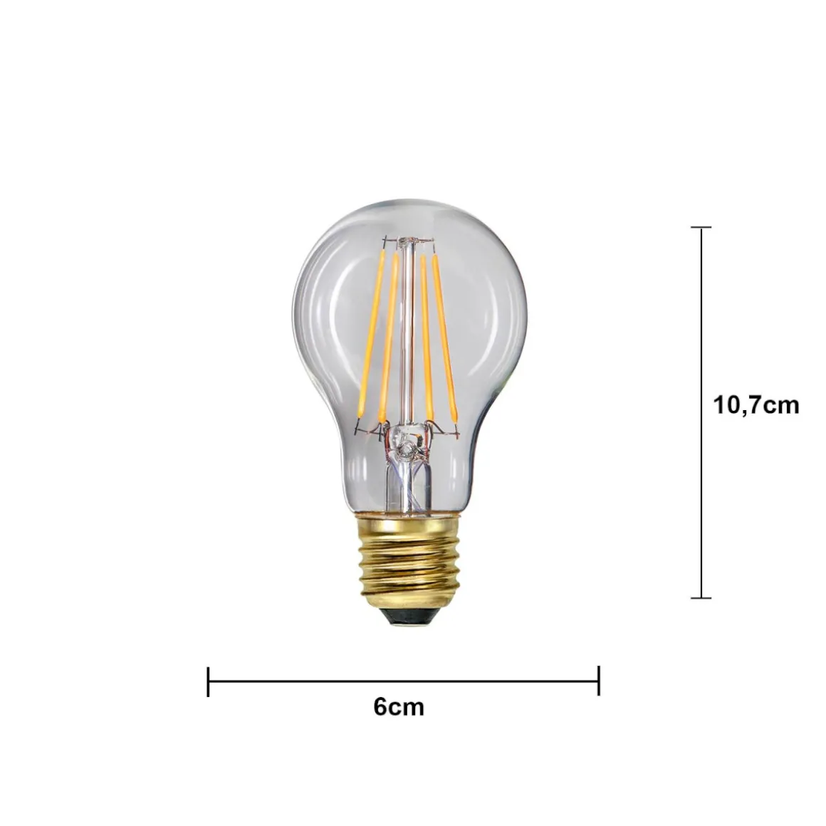 E27 Normal Dimbar 7,5W 2100K 700lm Soft Glow LED-Lampa