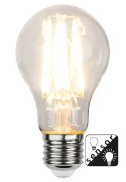 E27 Normal Sensor Klar 8W 2700K 1050lm LED-Lampa