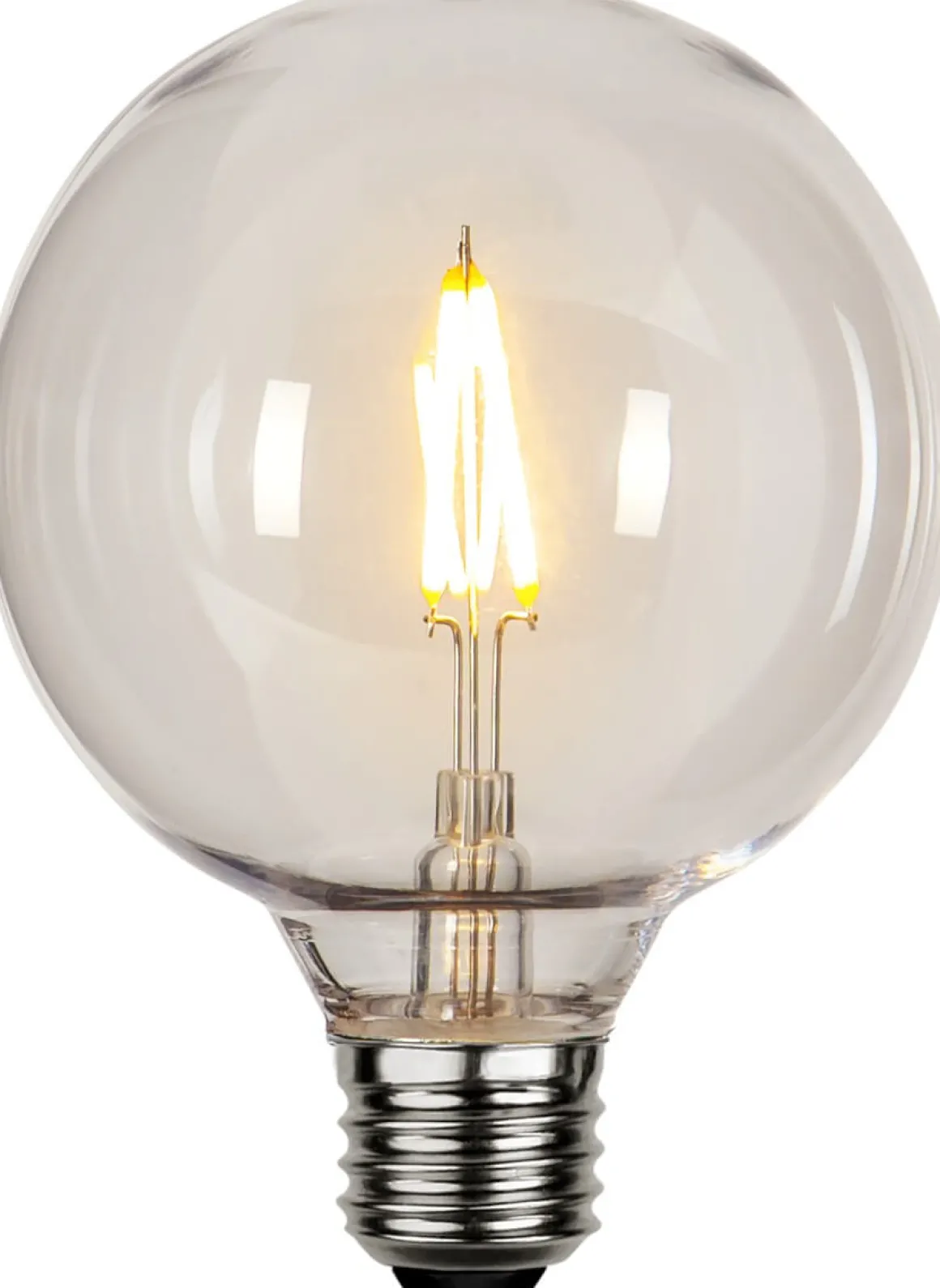 E27 PC Cover Glob95 1W 2200k 90lm LED-Lampa