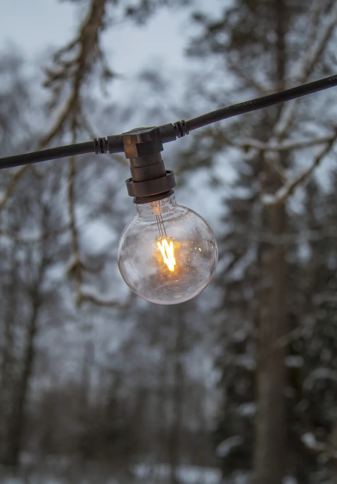 E27 PC Cover Glob95 1W 2200k 90lm LED-Lampa