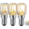 E14 Päron 3-steg Dimbar Minne 2.5W 3000K 250lm Klar LED-Lampa