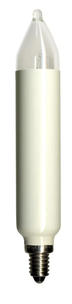 E10 Reservlampa 2-pack 34V 12cm Klar/Vit