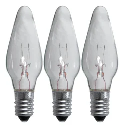 E10 Reservlampa Topplampa 3-Pack 55V Klar