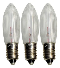 E10 Reservlampa Topplampa 3-Pack 1,4V Klar