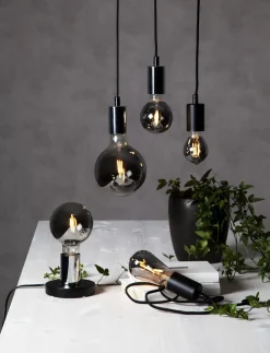 E27 Rökfärgad Glob125 1.8W 2100k 80lm LED-Lampa