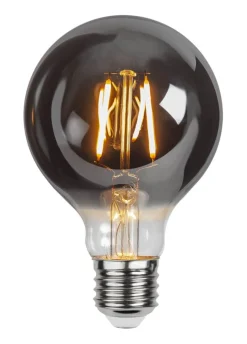 E27 Rökfärgad Glob80 1.8W 2100k 80lm LED-Lampa