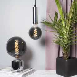 E27 Sladdställ Glans 3,5m Krom