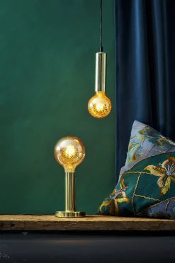 E27 Sladdställ Glans 3,5m Mässing