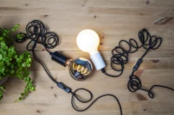 E27 Sladdställ Stil 3,5m Vit/Svart