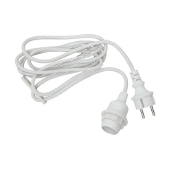 E27 SLADDSTÄLL Utomhus 250cm Vit IP44