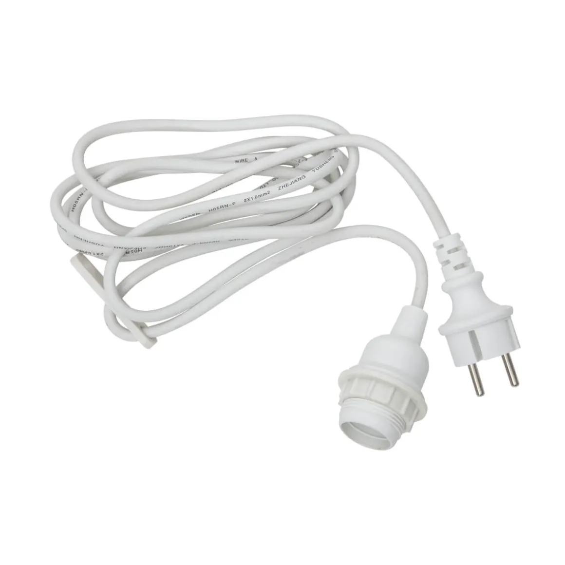 E27 SLADDSTÄLL Utomhus 250cm Vit IP44