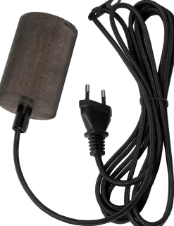 E27 SLIM Sladdställ 3,5m Svart