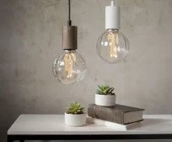 E27 SLIM Sladdställ 3,5m Vit