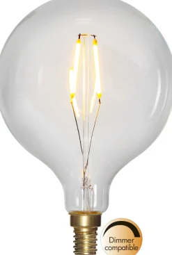 E14 SoftGlow Glob95 1.5W 2100k 100lm LED-Lampa