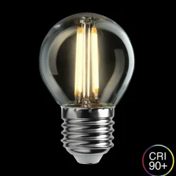 E27 3-stegs Dimbar med Minne Klot Klar 2700K 4,5/2,2/0,75W