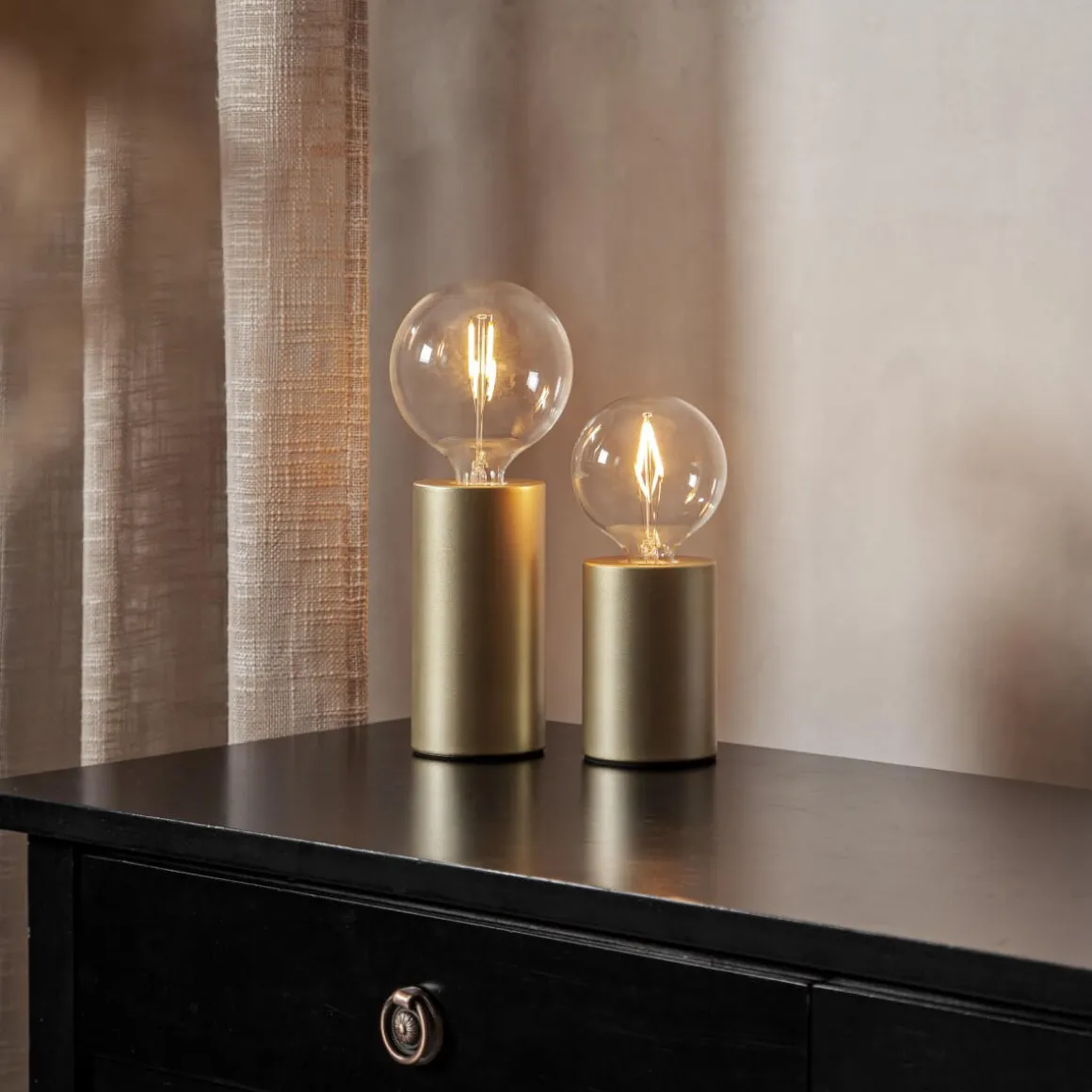 E27 TINY Lampfot 14cm Guld