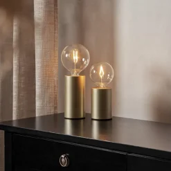 E27 TINY Lampfot 10cm Guld