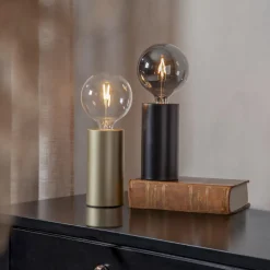 E27 TINY Lampfot 14cm Svart