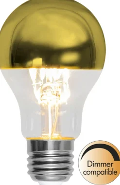 E27 Toppförseglad Guld Normal 4,8W 2700K 400lm LED-Lampa