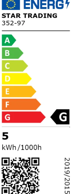 E27 Toppförseglad Guld Normal 4,8W 2700K 400lm LED-Lampa