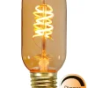 E27 Tubural Dimbar 2.8W 2200K 130lm Amber LED-Lampa