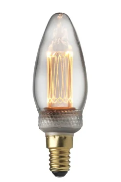 E14 UNI-K Kron Klar Dimbar 2,3W 1800K 70lm