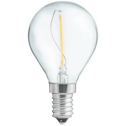 E14 UNI-LEDISON Klot Klar 1W