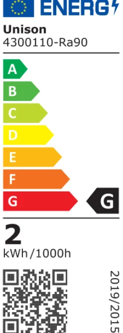 E14 UNI-WHITE Klot 2W 2700K 165lm Dimbar