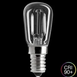 E14 UNI-WHITE Päron 1,5W 2700K 60lm Dimbar