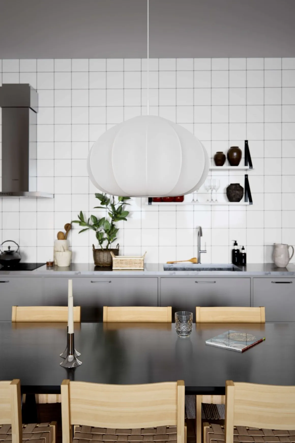 EBBA Taklampa 60cm Vit