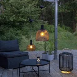 EDDY Solcellsdekoration 15,5cm Svart IP44