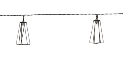 EDDY Solcells-ljusslinga 180cm Svart