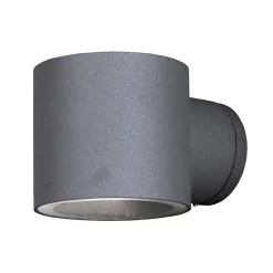 EKERUM Vägglampa Ute 9cm Grå IP44