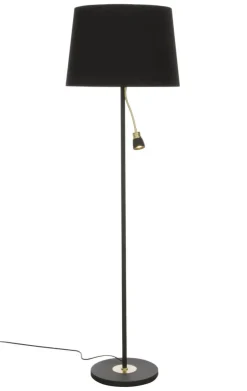 EKETORP Golvlampa LED 145cm Svart/Matt Mässing