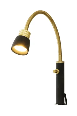 EKETORP Sänglampa Dimbar 40cm Svart/Matt Mässing