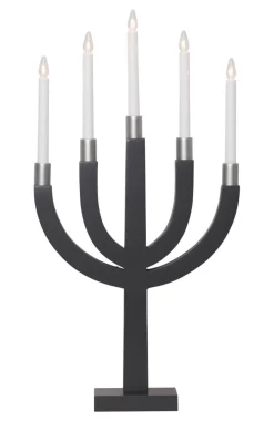 ELIAS Ljusstake 7L 67cm Antracitgrå