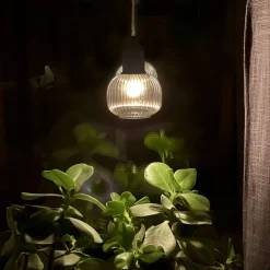 ELIN Fönsterlampa 15cm Svart/Rökgrå