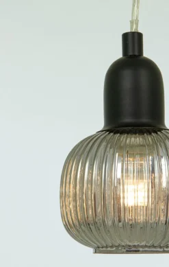 ELIN Fönsterlampa 15cm Svart/Rökgrå