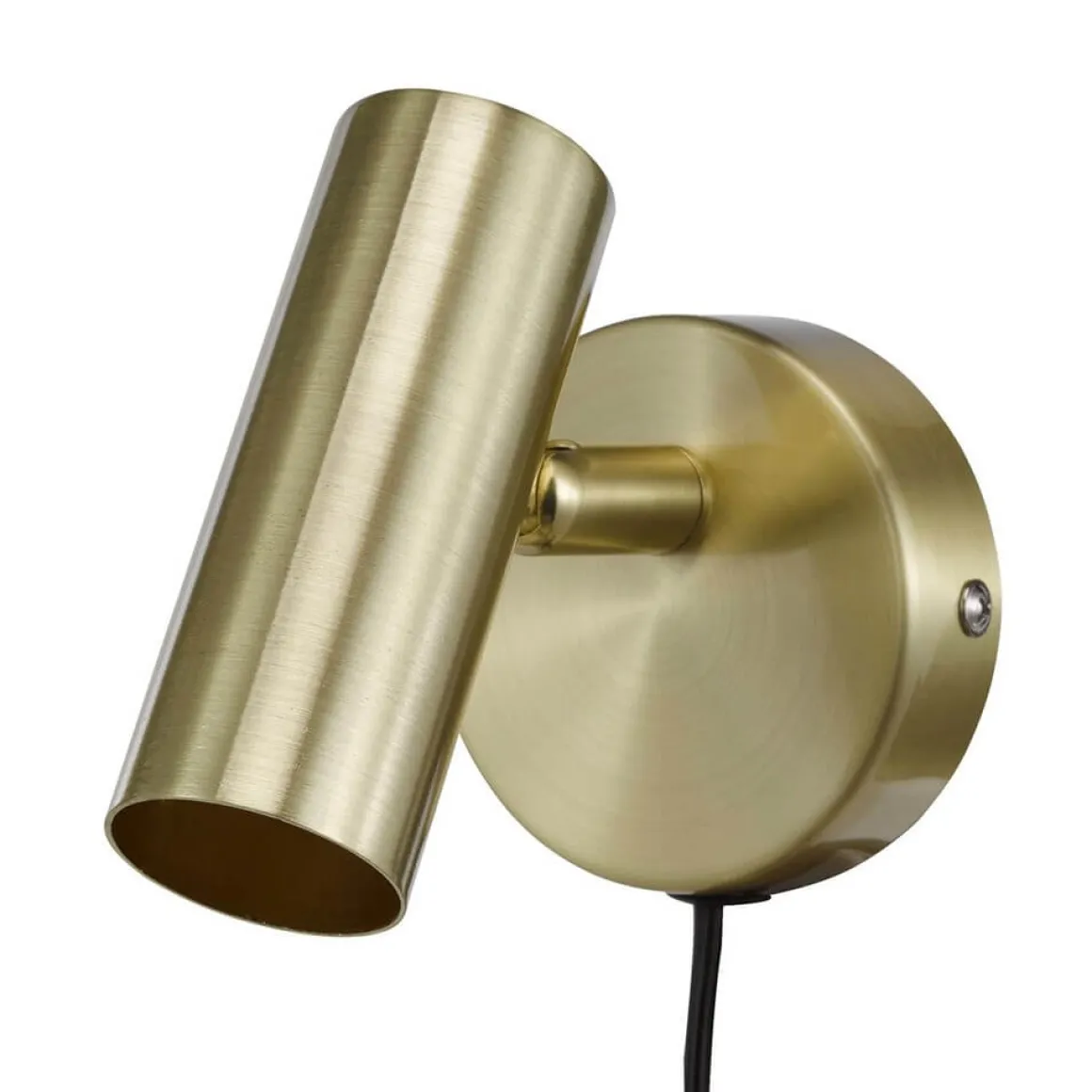 ELLIOT Väggspot MiniGU10 10cm Borstad Mässing