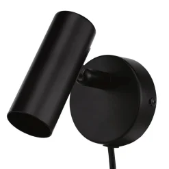 ELLIOT Väggspot MiniGU10 10cm Svart