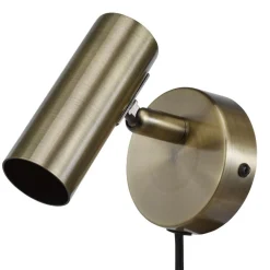 ELLIOT Väggspot MiniGU10 10cm Antik