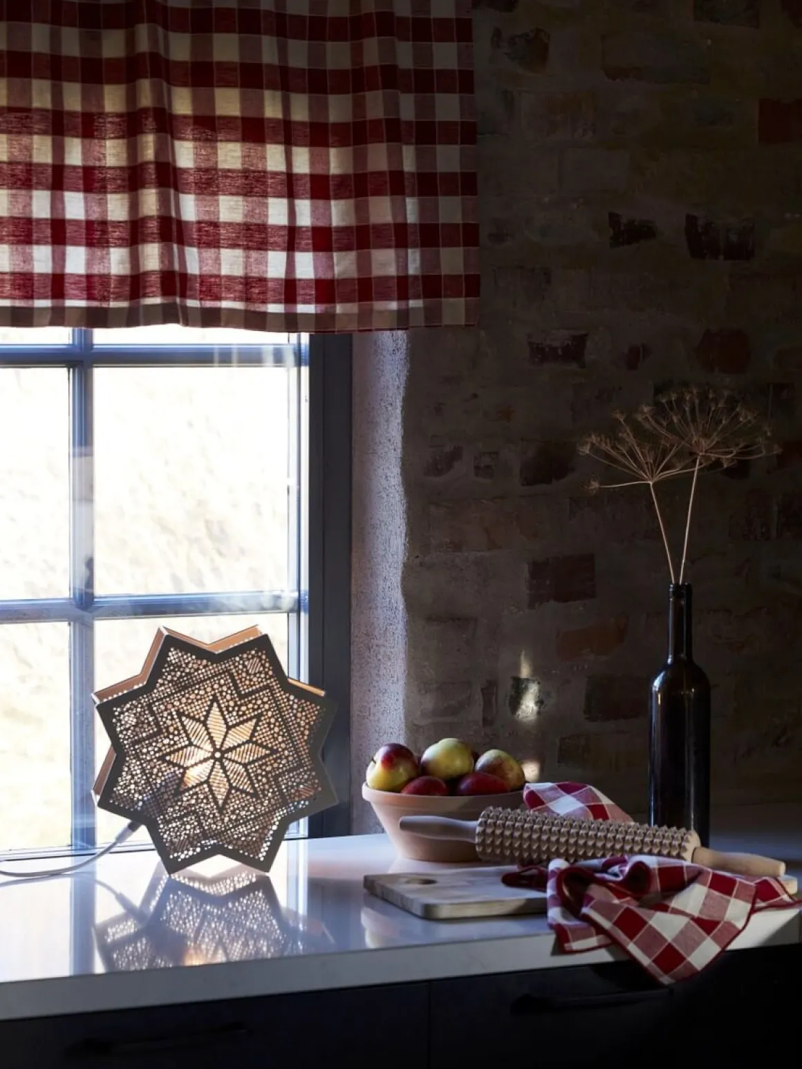 ELVIRA Adventsstjärna 28cm Beige