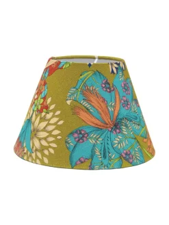 EMPIRE Lampskärm 27/14cm Kimono Olivgrön