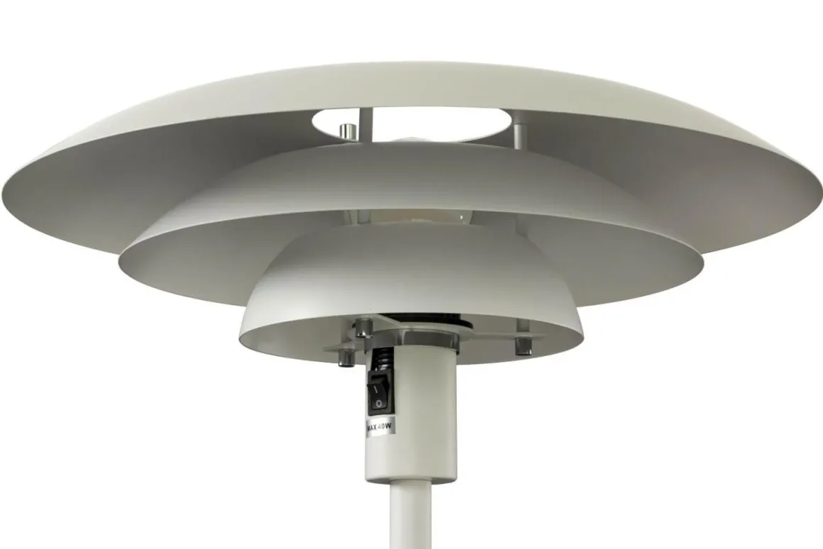 EPSILON Golvlampa 150cm Vit