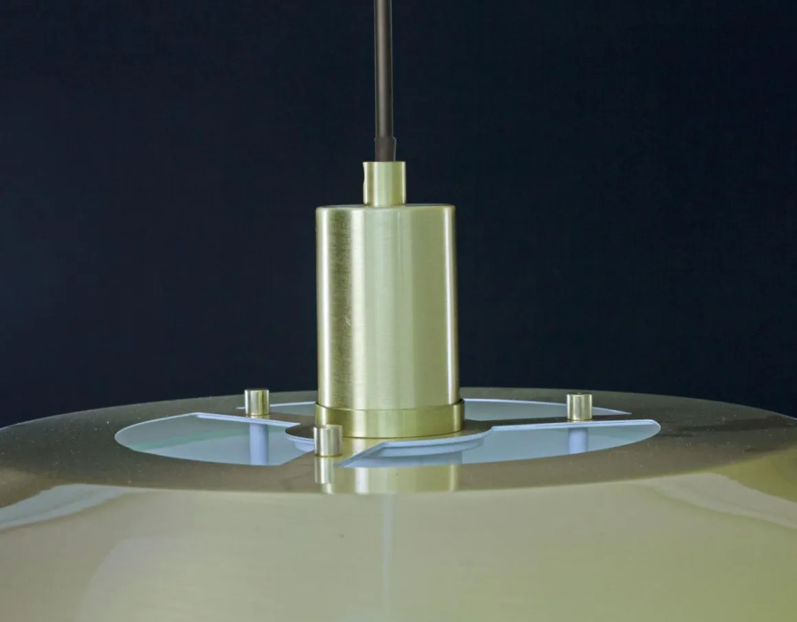 EPSILON Taklampa 45cm Matt Mässing