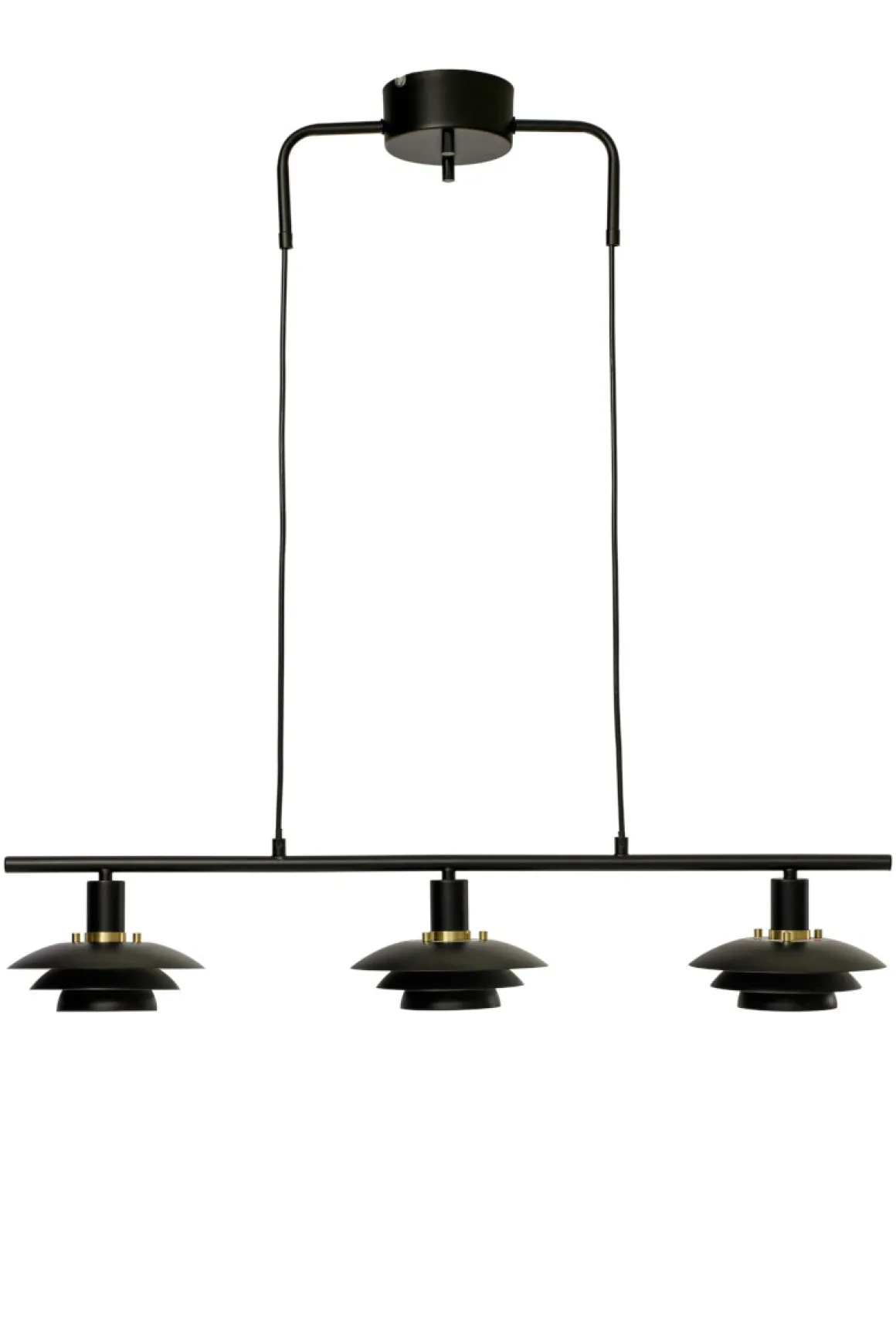 Epsilon Takpendel 86cm Svart/Guld/Krom