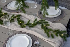 ERNA Girland Batteri 1,8m Grön